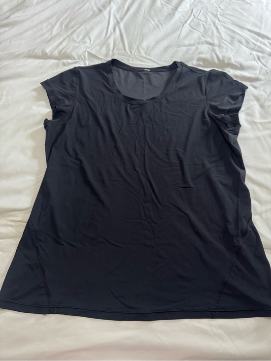 lululemon athletica Tops - lululemon athletica Black Short-Sleeve Crew Neck Performance Tee